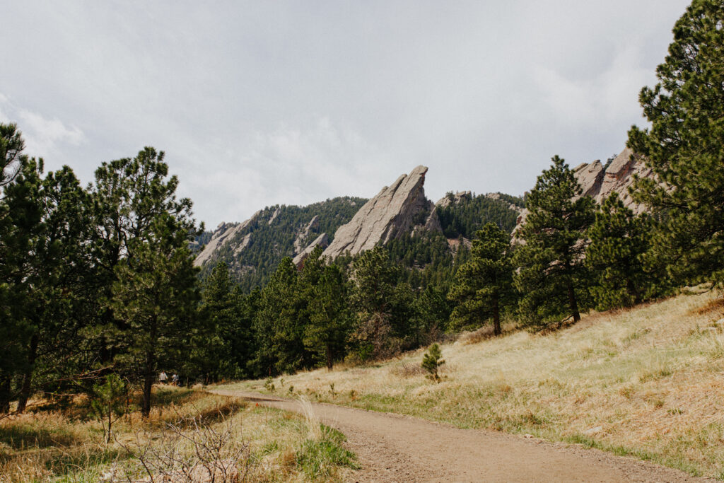 Boulder Flatirons hike near Denver