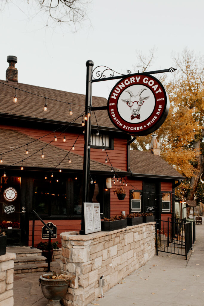 The Hungry Goat Scratch Kitchen in Morrison Colorado is one of the best restaurants near Red Rocks Park and Amphitheater