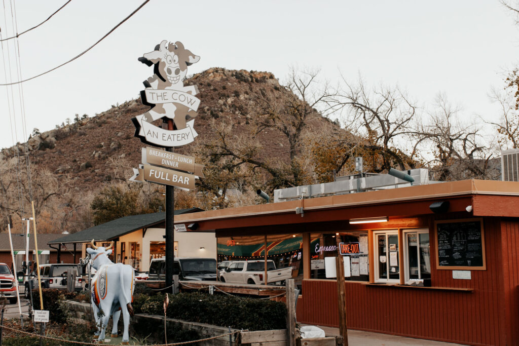 The Cow in Morrison Colorado is one of the best restaurants near Red Rocks Park and Amphitheater