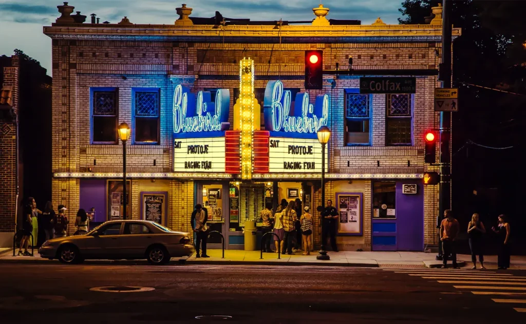 The Blue Bird Theater in Denver