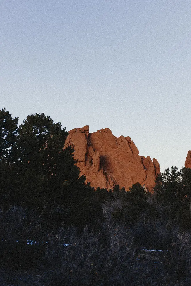The Kissing Camels in the Garden of the Gods in Colorado Springs