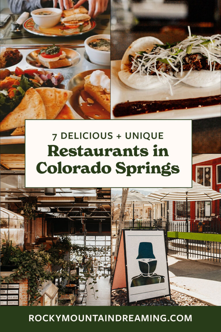 7 Unique + Delicious Restaurants in Colorado Springs