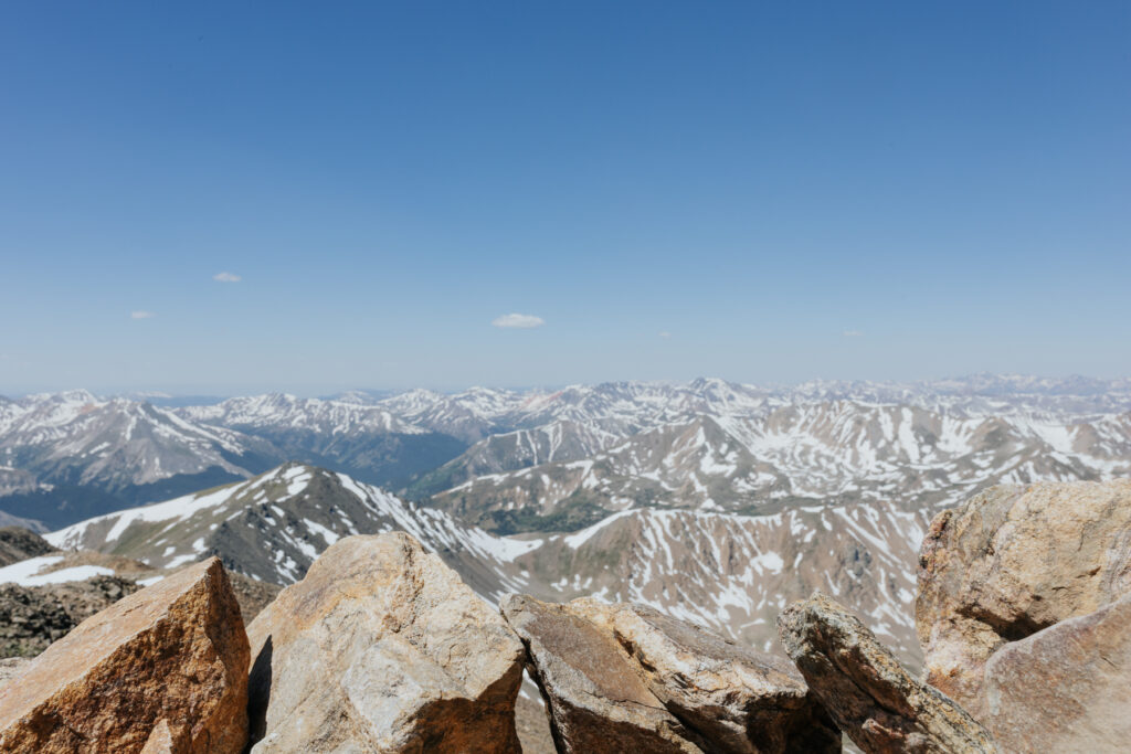 Hiking Mount Elbert in Colorado